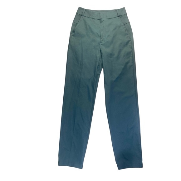 Lululemon The Lab Straight Leg Pants Size 4 Dark Teal Trousers - Picture 3 of 11